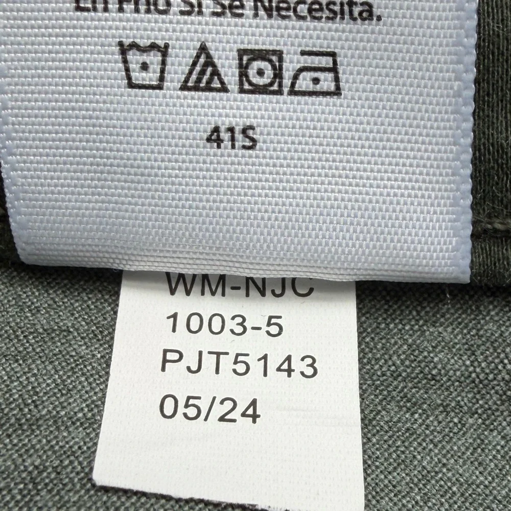 Terra & Sky Womens Cargo Jogger Pants Plus Size 18 W Olive Green Utility Stretch - Picture 10 of 14
